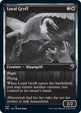 Loyal Gryff trading card from Innistrad: Double Feature Loyal Gryff - Innistrad: Double Feature Magic: The Gathering trading card