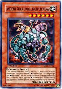 Ancient Gear Gadjiltron Chimera - Structure Deck: Machine Re-Volt (SD10) #SD10-EN002 - Common / Short Print YuGiOh Trading Card