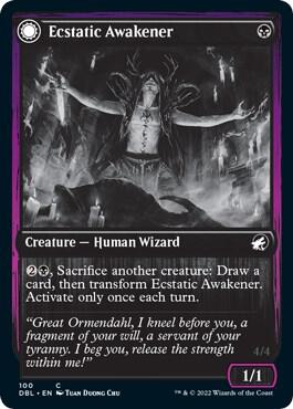 Ecstatic Awakener trading card from Innistrad: Double Feature Ecstatic Awakener - Innistrad: Double Feature Magic: The Gathering trading card