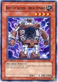 Boot-Up Soldier - Dread Dynamo - Structure Deck: Machine Re-Volt (SD10) #SD10-EN004 - Common / Short Print YuGiOh Trading Card