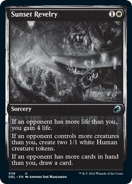 Sunset Revelry trading card from Innistrad: Double Feature Sunset Revelry - Innistrad: Double Feature Magic: The Gathering trading card