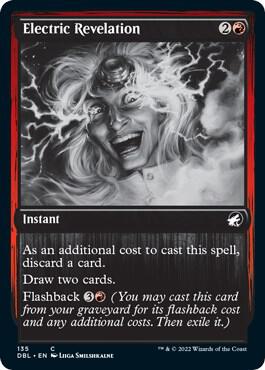 Electric Revelation trading card from Innistrad: Double Feature Electric Revelation - Innistrad: Double Feature Magic: The Gathering trading card