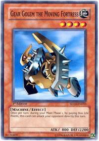 Gear Golem the Moving Fortress - Structure Deck: Machine Re-Volt (SD10) #SD10-EN010 - Common / Short Print YuGiOh Trading Card