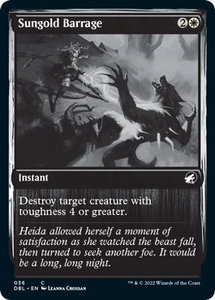 Sungold Barrage - Innistrad: Double Feature (DBL) #36 - Common Magic: The Gathering Trading Card