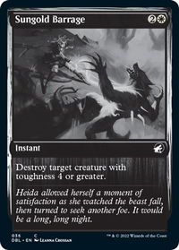 Sungold Barrage - Innistrad: Double Feature (DBL) #36 - Common Magic: The Gathering Trading Card