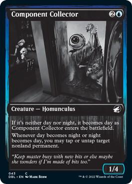 Component Collector trading card from Innistrad: Double Feature Component Collector - Innistrad: Double Feature Magic: The Gathering trading card
