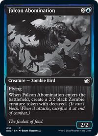 Falcon Abomination - Innistrad: Double Feature (DBL) #52 - Common Magic: The Gathering Trading Card