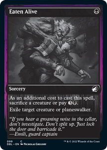 Eaten Alive - Innistrad: Double Feature (DBL) #99 - Common Magic: The Gathering Trading Card