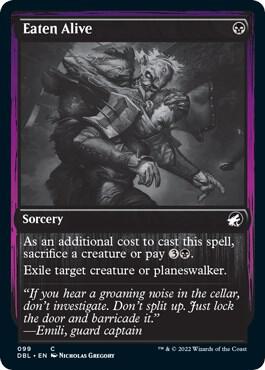 Eaten Alive - Innistrad: Double Feature Magic: The Gathering trading card