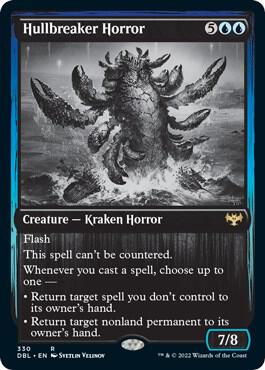Hullbreaker Horror trading card from Innistrad: Double Feature Hullbreaker Horror - Innistrad: Double Feature Magic: The Gathering trading card