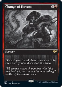 Change of Fortune trading card from Innistrad: Double Feature Change of Fortune - Innistrad: Double Feature Magic: The Gathering trading card