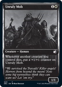 Unruly Mob - Innistrad: Double Feature (DBL) #40 - Common Magic: The Gathering Trading Card