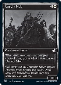 Unruly Mob - Innistrad: Double Feature (DBL) #40 - Common Magic: The Gathering Trading Card