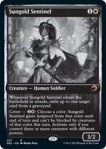 Sungold Sentinel - Innistrad: Double Feature (DBL) #37 - Rare Magic: The Gathering Trading Card