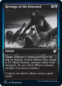 Revenge of the Drowned - Innistrad: Double Feature (DBL) #72 - Common Magic: The Gathering Trading Card