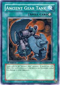 Ancient Gear Tank trading card from Structure Deck: Machine Re-Volt Ancient Gear Tank - Structure Deck: Machine Re-Volt YuGiOh trading card