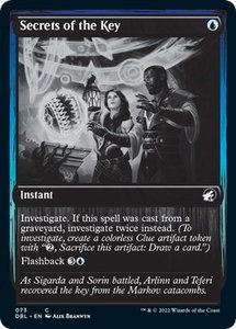 Secrets of the Key - Innistrad: Double Feature (DBL) #73 - Common Magic: The Gathering Trading Card