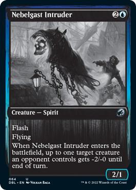 Nebelgast Intruder trading card from Innistrad: Double Feature Nebelgast Intruder - Innistrad: Double Feature Magic: The Gathering trading card