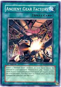 Ancient Gear Factory trading card from Structure Deck: Machine Re-Volt Ancient Gear Factory - Structure Deck: Machine Re-Volt YuGiOh trading card