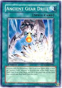 Ancient Gear Drill - Structure Deck: Machine Re-Volt (SD10) #SD10-EN022 - Common / Short Print YuGiOh Trading Card