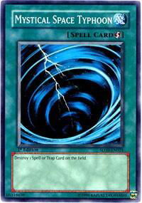 Mystical Space Typhoon - Structure Deck: Machine Re-Volt (SD10) #SD10-EN024 - Common / Short Print YuGiOh Trading Card