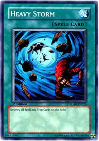 Heavy Storm trading card from Structure Deck: Machine Re-Volt Heavy Storm - Structure Deck: Machine Re-Volt YuGiOh trading card