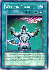 Weapon Change trading card from Structure Deck: Machine Re-Volt Weapon Change - Structure Deck: Machine Re-Volt YuGiOh trading card