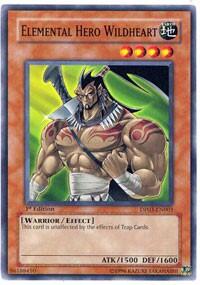 Elemental Hero Wildheart - Duelist Pack 3: Jaden Yuki 2 (DP03) #DP03-EN003 - Common / Short Print YuGiOh Trading Card