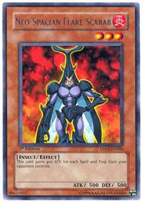 Neo-Spacian Flare Scarab trading card from Duelist Pack 3: Jaden Yuki 2 Neo-Spacian Flare Scarab - Duelist Pack 3: Jaden Yuki 2 YuGiOh trading card