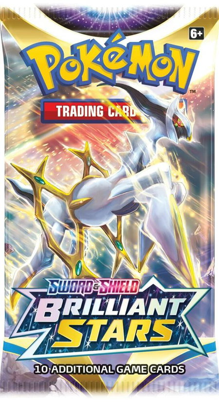 Brilliant Stars Booster Pack - SWSH09: Brilliant Stars Pokémon trading card