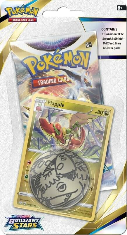 Brilliant Stars Single Pack Blister [Flapple] - SWSH09: Brilliant Stars Pokémon trading card