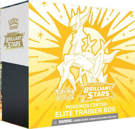 Brilliant Stars Pokemon Center Elite Trainer Box (Exclusive) - SWSH09: Brilliant Stars Pokémon trading card