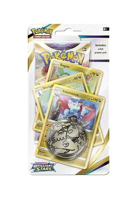 Brilliant Stars Premium Checklane Blister [Salamence] - SWSH09: Brilliant Stars Pokémon trading card
