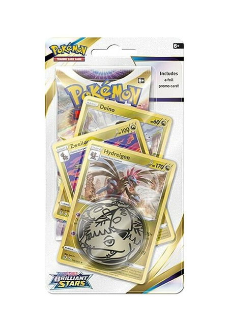 Brilliant Stars Premium Checklane Blister [Hydreigon] - SWSH09: Brilliant Stars Pokémon trading card