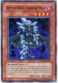 Destiny Hero - Diamond Dude - Duelist Pack 5: Aster Phoenix (DP05) #DP05-EN003 - Common / Short Print YuGiOh Trading Card