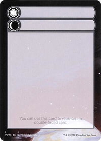 Helper Card - 1/9 - Innistrad: Crimson Vow (VOW) #1 - Token Magic: The Gathering Trading Card