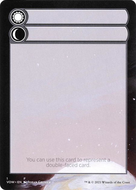 Helper Card - 1/9 trading card from Innistrad: Crimson Vow Helper Card - 1/9 - Innistrad: Crimson Vow Magic: The Gathering trading card