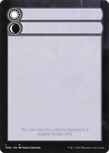 Helper Card - 7/9 - Innistrad: Crimson Vow (VOW) #7 - Token Magic: The Gathering Trading Card