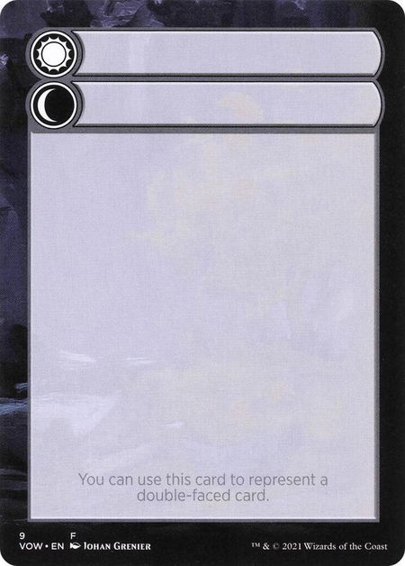 Helper Card - 9/9 trading card from Innistrad: Crimson Vow Helper Card - 9/9 - Innistrad: Crimson Vow Magic: The Gathering trading card