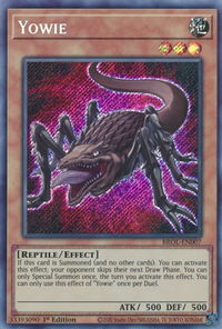 Yowie - Brothers of Legend (BROL) #BROL-EN007 - Secret Rare YuGiOh Trading Card