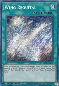 Wing Requital - Brothers of Legend (BROL) #BROL-EN016 - Secret Rare YuGiOh Trading Card