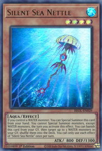 Silent Sea Nettle - Brothers of Legend (BROL) #BROL-EN029 - Ultra Rare YuGiOh Trading Card