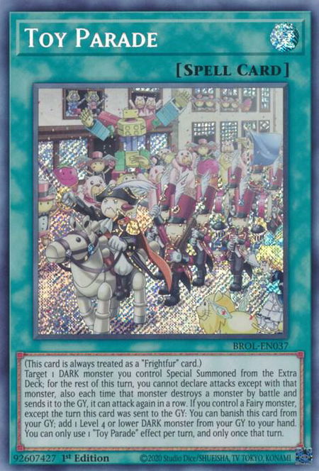 Toy Parade - Brothers of Legend YuGiOh trading card