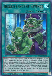 Hidden Fangs of Revenge - Brothers of Legend (BROL) #BROL-EN050 - Ultra Rare YuGiOh Trading Card