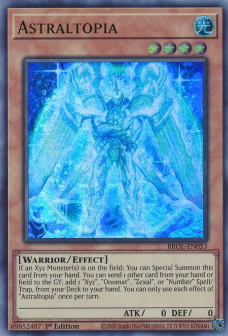 Astraltopia - Brothers of Legend YuGiOh trading card