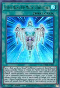 Hyper Rank-Up-Magic Utopiforce - Brothers of Legend (BROL) #BROL-EN060 - Ultra Rare YuGiOh Trading Card