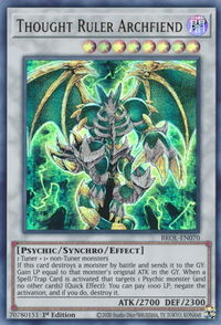 Thought Ruler Archfiend - Brothers of Legend (BROL) #BROL-EN070 - Ultra Rare YuGiOh Trading Card