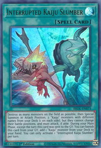 Interrupted Kaiju Slumber - Brothers of Legend (BROL) #BROL-EN075 - Ultra Rare YuGiOh Trading Card