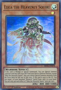 Edea the Heavenly Squire - Brothers of Legend (BROL) #BROL-EN078 - Ultra Rare YuGiOh Trading Card