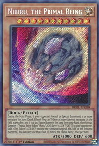 Nibiru, the Primal Being - Brothers of Legend (BROL) #BROL-EN080 - Secret Rare YuGiOh Trading Card